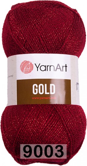Пряжа YarnArt Gold 9003 красно-коричн.