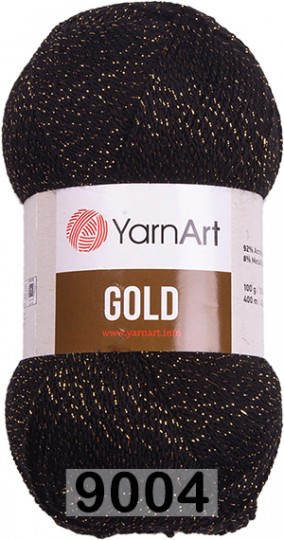 Пряжа YarnArt Gold 9004 т.коричневый