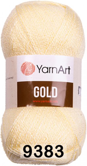 Пряжа YarnArt Gold 9383 КРЕМОВЫЙ