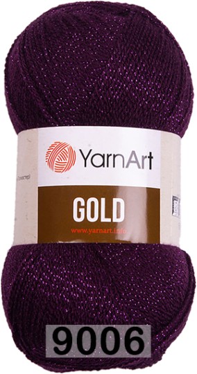 Пряжа YarnArt Gold 9006 фиолетовый