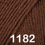 Пряжа YarnArt Super Merino New Design 1182 коричневый