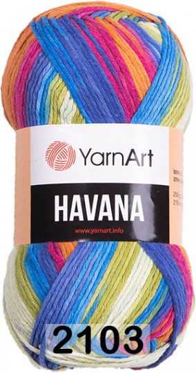 Пряжа YarnArt Havana 2103 радуга