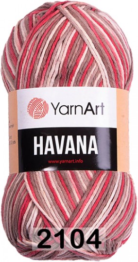 Пряжа YarnArt Havana 2104 беж.роз.крем.
