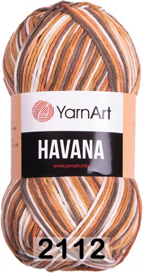 Пряжа YarnArt Havana 2112 коричн.оранж.