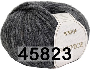 Пряжа Сеам Soffice 45823 т.серый