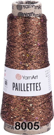 Пряжа YarnArt Paillettes 8005 бронза