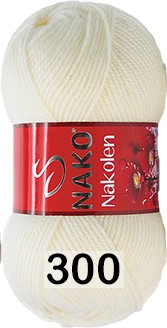 Пряжа Nako Nakolen 03088  00300 ЭКРЮ