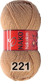 Пряжа Nako Nakolen 03088  00221 ВЕРБЛЮД