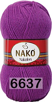 Пряжа Nako Nakolen 06637 сиреневый