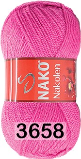 Пряжа Nako Nakolen 03088  03658 ЛЕТО РОЗОВЫЙ