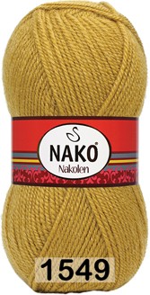 Пряжа Nako Nakolen 01549 горчичный