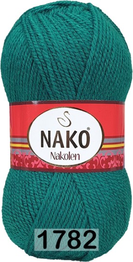 Пряжа Nako Nakolen 01782 т.морская волна