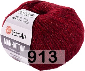 Пряжа YarnArt Manhattan 913 красный