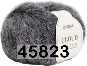 Пряжа Сеам Cloud Tweed 45823 т.серый