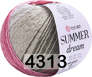 Пряжа YarnArt Summer Dream 4313 оливково-пюсовый