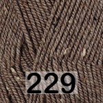 Пряжа YarnArt TWEED 229 коричневый