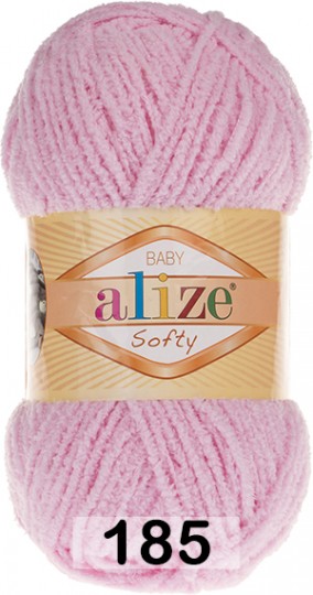 Пряжа Alize Softy 185 детский розовый