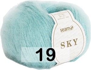 Пряжа Сеам Sky 19 СВ.БИРЮЗА