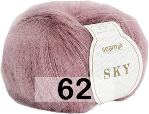 Пряжа Сеам Sky 62 АНТИЧНАЯ РОЗА