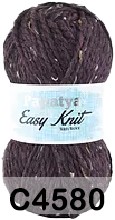 Пряжа Kamgarn EASY KNIT PAPATYA c4580 т.фиолетовый твид