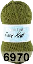 Пряжа Kamgarn EASY KNIT PAPATYA 6970 зеленая трава