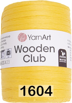 Пряжа YarnArt Wooden Club 1604 желтый