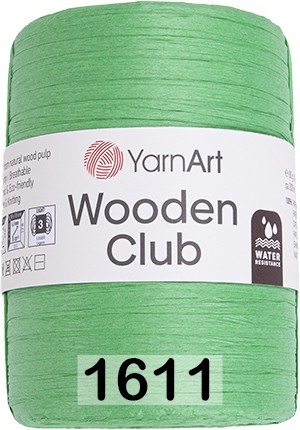 Пряжа YarnArt Wooden Club 1611 зеленый