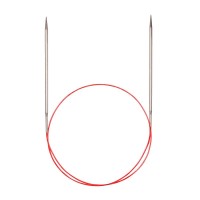 Спицы ADDI никелированные круговые с удлиненным кончиком