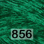 Пряжа YarnArt velour 856 т.зеленый