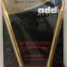 Спицы ADDI позолоченные круговые с удлиненным кончиком для тонкой пряжи