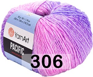 Пряжа YarnArt Pacific 306 розово фиолетовый