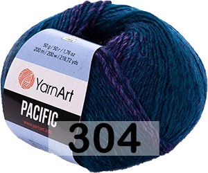 Пряжа YarnArt Pacific 304 т.синий