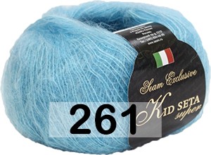 Пряжа Сеам Kid Seta Super 261 ЯР.ГОЛУБОЙ