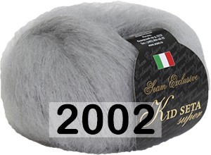 Пряжа Сеам Kid Seta Super 2002 СЕРЫЙ