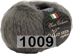 Пряжа Сеам Kid Seta Super 1009 СЕРЫЙ