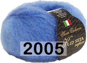 Пряжа Сеам Kid Seta Super 2005 Т.ГОЛУБОЙ
