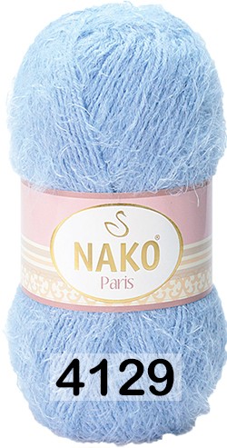 Пряжа Nako Paris 04129 голубой