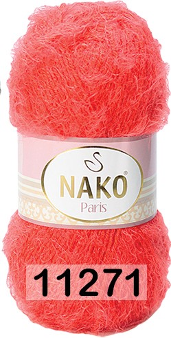 Пряжа Nako Paris 11271 красно-розовый