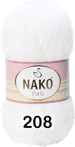 Пряжа Nako Paris 00208 ОТБЕЛКА