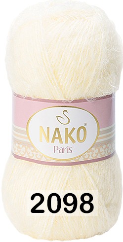 Пряжа Nako Paris 02098 КРЕМ