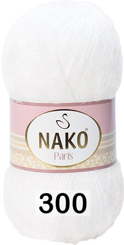 Пряжа Nako Paris 00300 БЕЛЫЙ