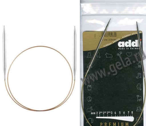 Спицы ADDI супергладкие круговые