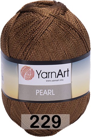 Пряжа YarnArt Pearl 229 коричневый