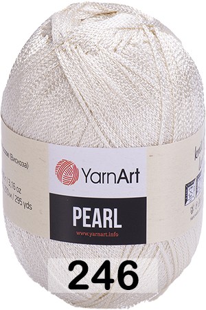 Пряжа YarnArt Pearl 246 молочный