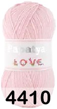 Пряжа Kamgarn LOVE PAPATYA 4410 нежно розовый