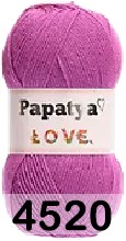 Пряжа Kamgarn LOVE PAPATYA 4520 фиолетовый