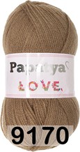 Пряжа Kamgarn LOVE PAPATYA 9170 бледно бежевый