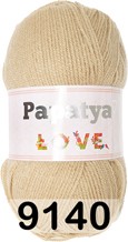 Пряжа Kamgarn LOVE PAPATYA 9140 БЕЖЕВЫЙ