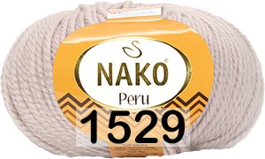 Пряжа Nako Peru 01529 холодный бежевый