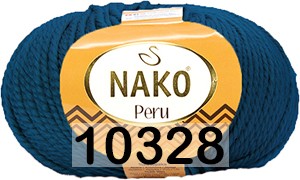 Пряжа Nako Peru 10328 КОРОЛЕВСКИЙ ПЕТРОЛЬНЫЙ
